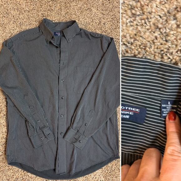 Roundtree &‎ Yourke Dress shirt. Large. EUC - Picture 1 of 1